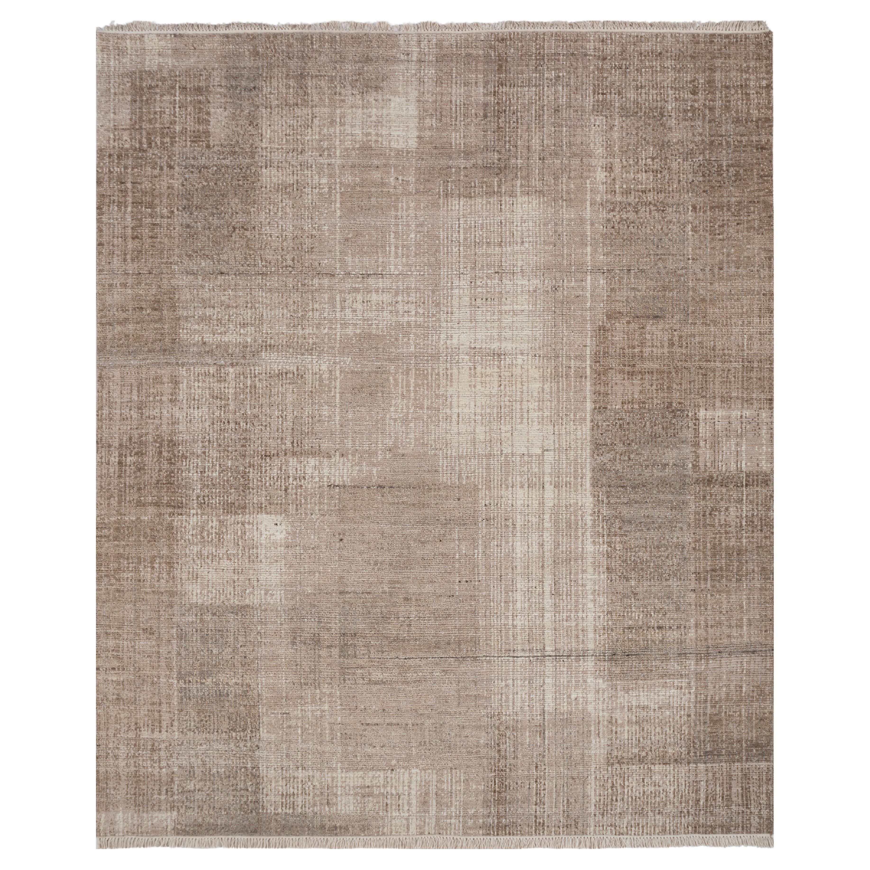 Jaipur Rugs 8x10 Piedi Tappeto annodato a mano in lana moderno avorio