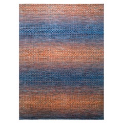 Jaipur Rugs 8x10 Feet Hand knotted Carpet Wool Modern Blue Rug