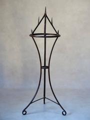 Circular Rustic Iron "Pique-Cierge", France, 19th Century