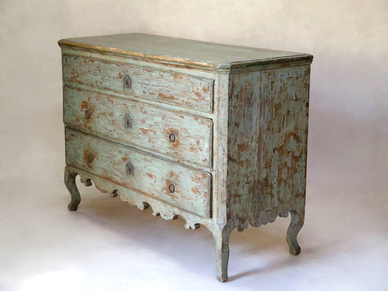 Francese Cassettiera in stile Luigi XV, Francia, circa 1800 in vendita
