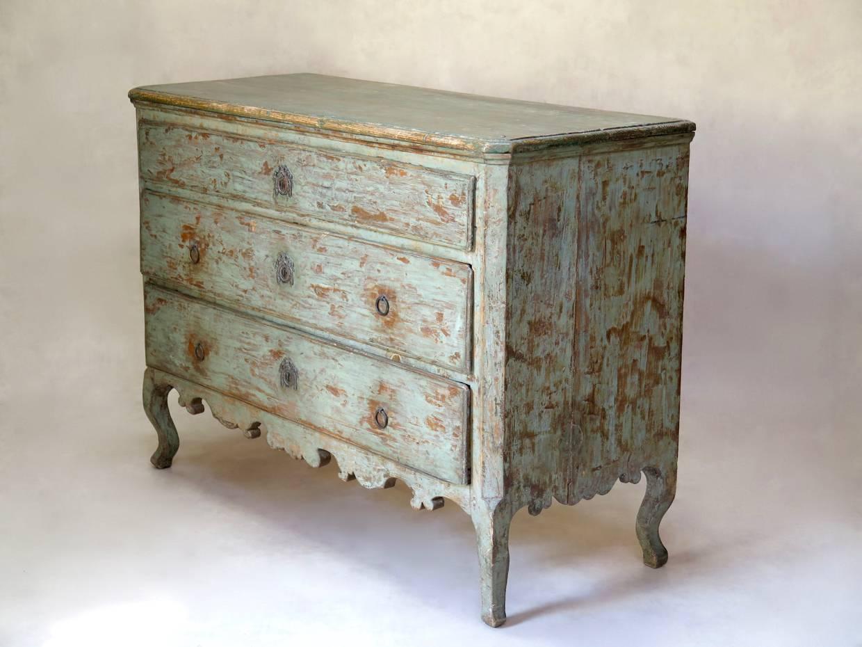 French Louis XV Style Chest of Drawers, France, circa 1800s For Sale