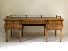 Neoclassical Style Desk and Armchair, France, circa 1940s