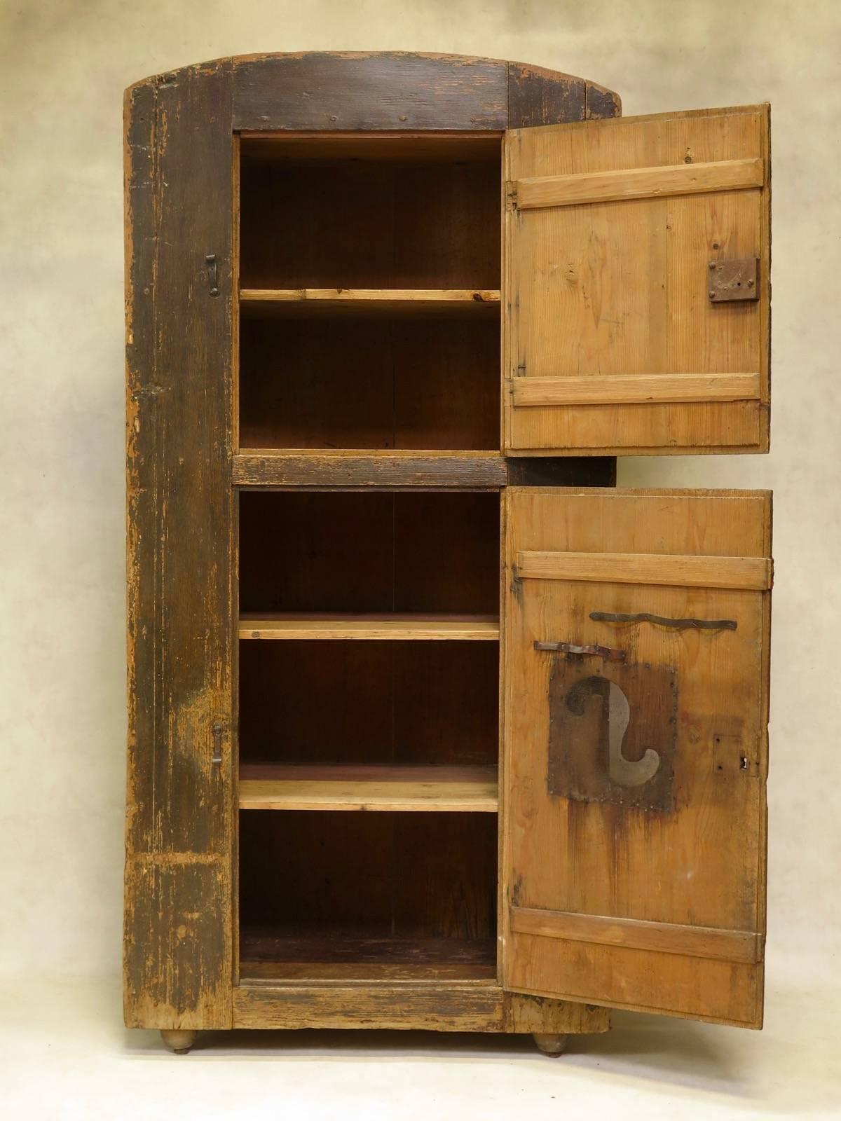 French 19th Century Rustic Armoire 2