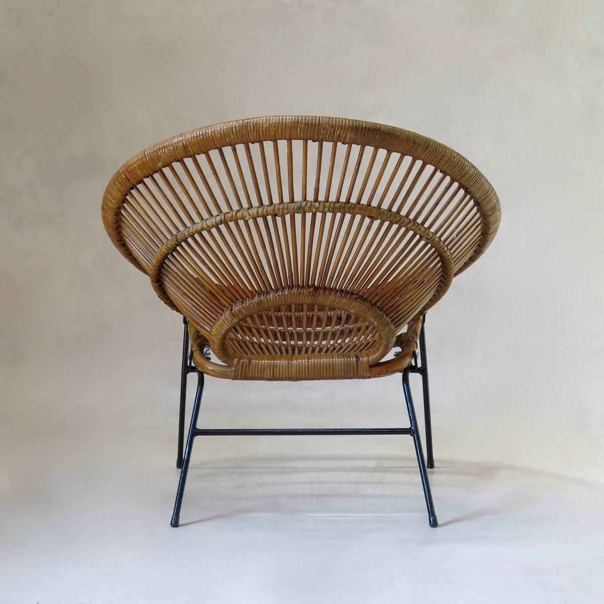 Four Lounge Chairs Attributed to Janine Abraham & Dirk Jan Rol, France, 1960s In Good Condition In Isle Sur La Sorgue, Vaucluse