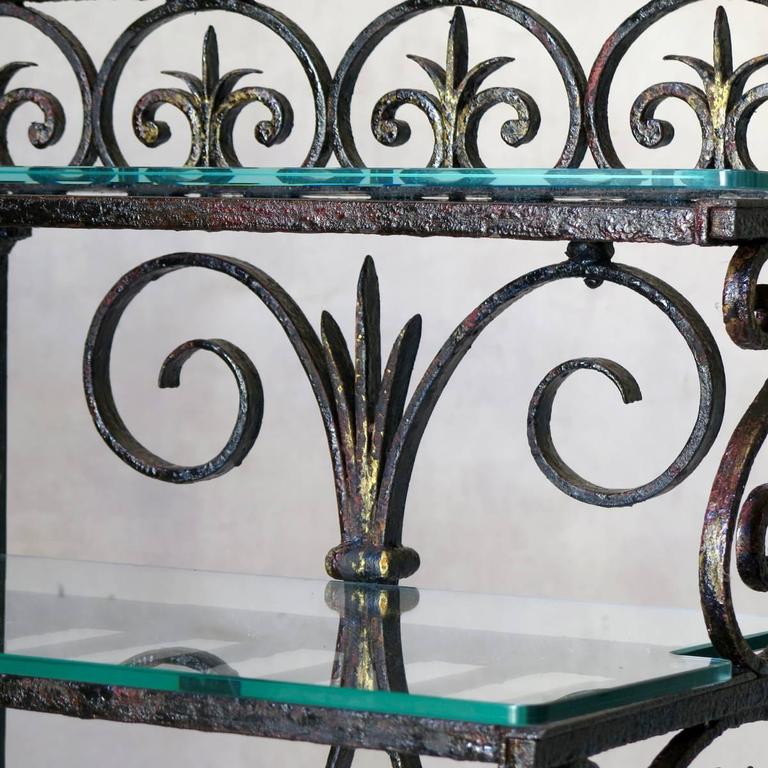French WroughtIron Shelves, Dated "1889" For Sale at 1stDibs wrought