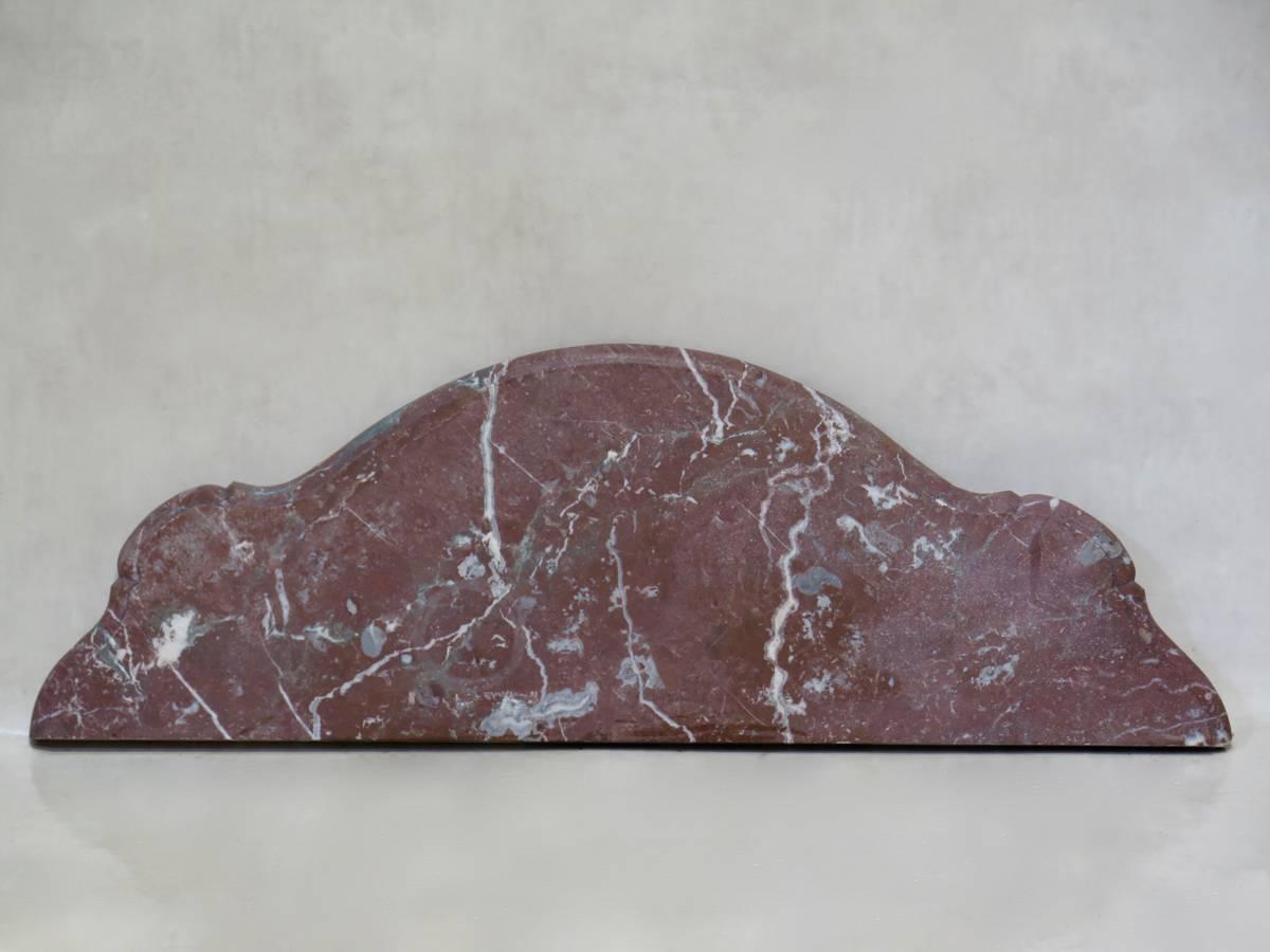 Console inhabituelle en fer forgé et marbre de style Rocaille, France, vers les années 1940 en vente 2