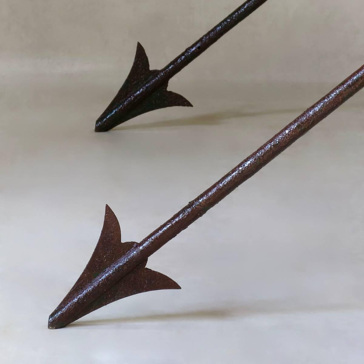 Elegant French 1940s Iron and Marble 