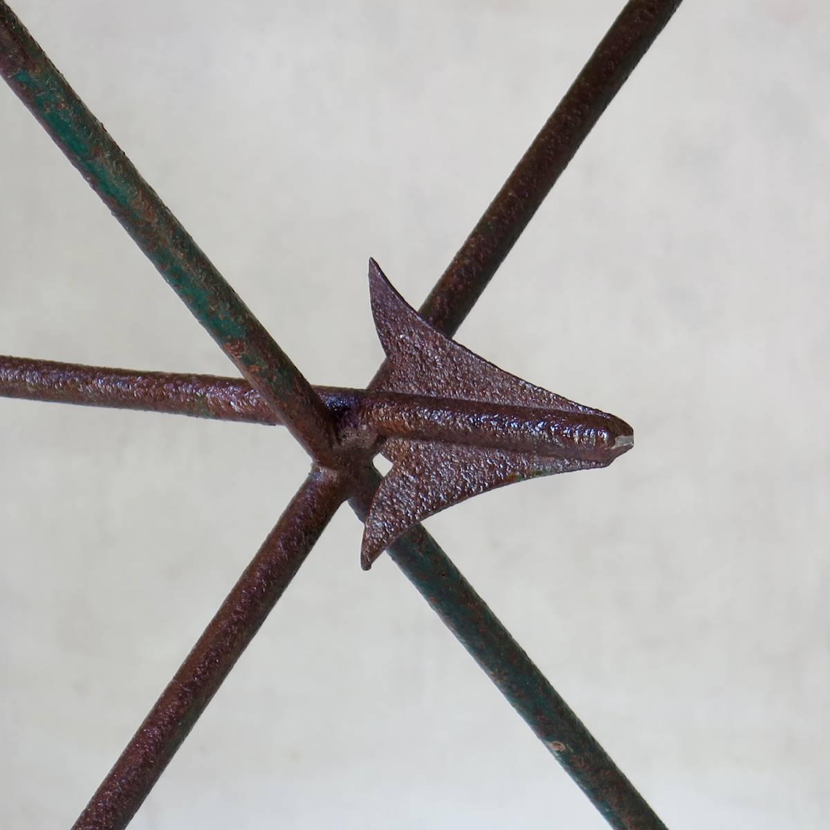 Elegant French 1940s Iron and Marble 