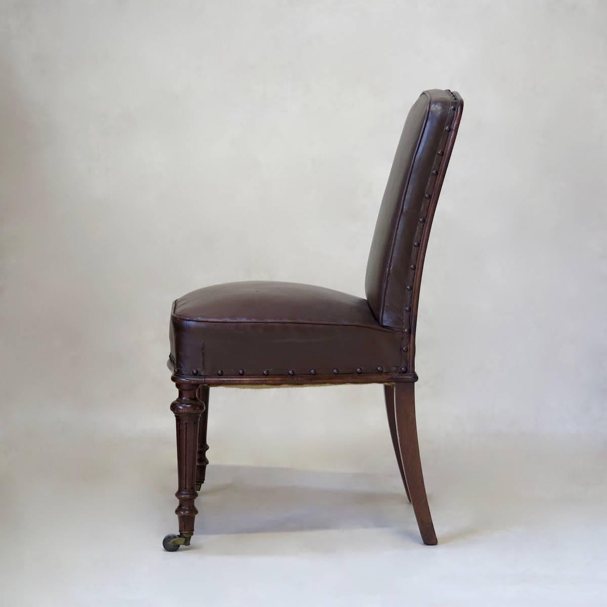 Louis Philippe French 19th Century Desk Chair For Sale