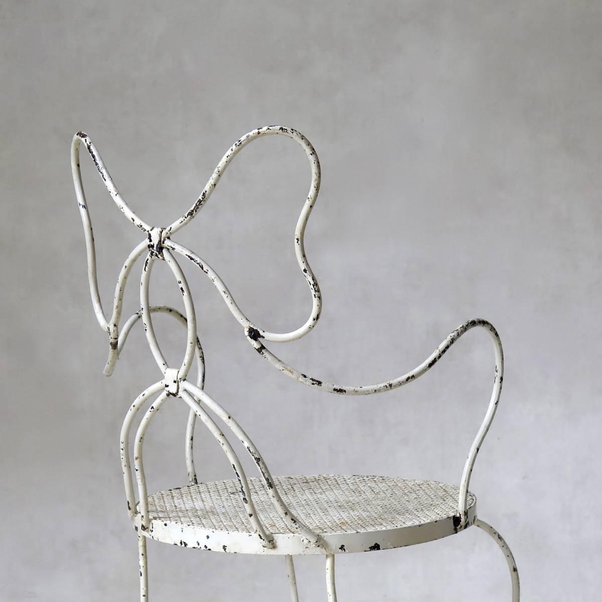Fauteuil et chaise «ow » français des années 1950 en vente 1
