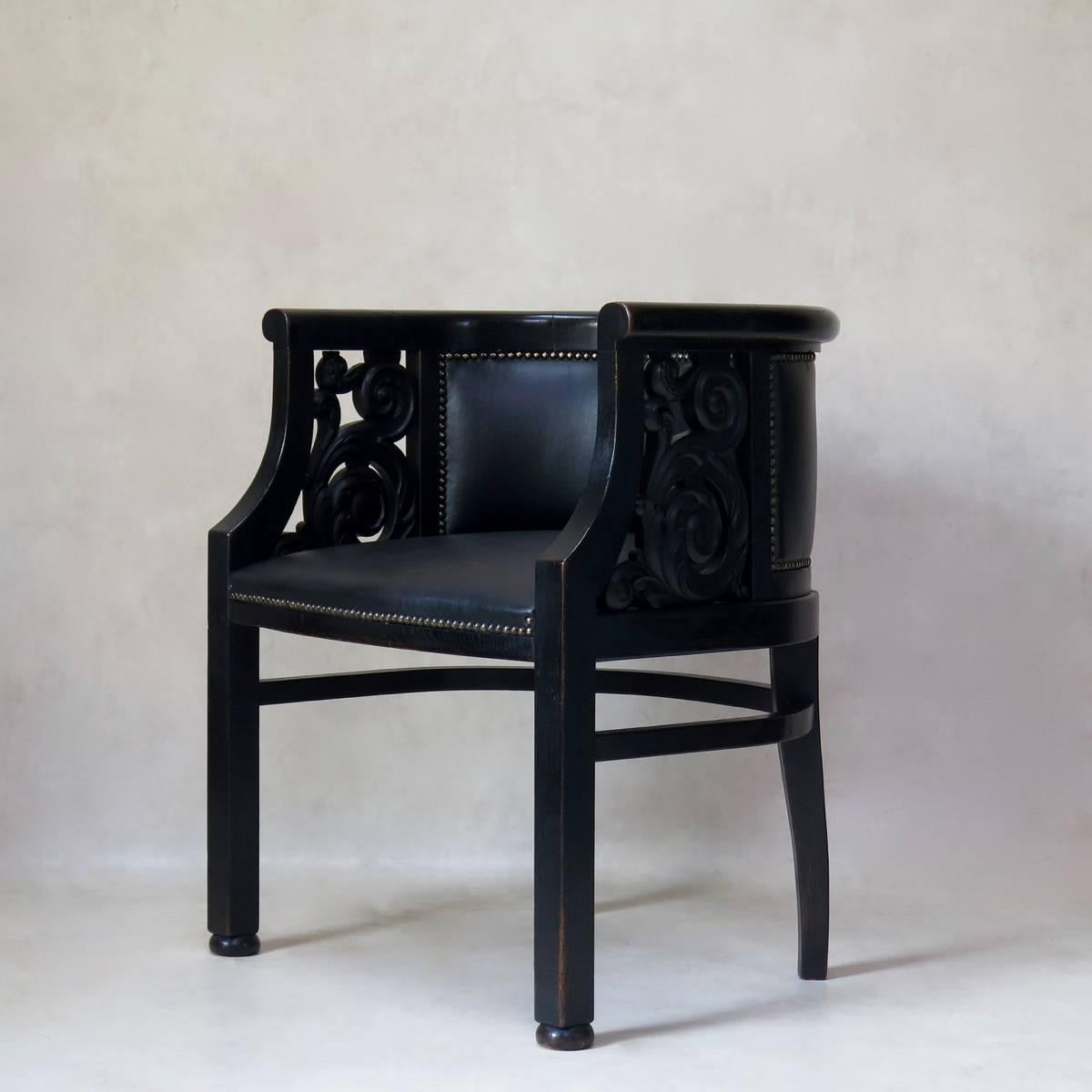 Französisch Art Deco Schreibtisch und Stuhl Set (Holz) im Angebot