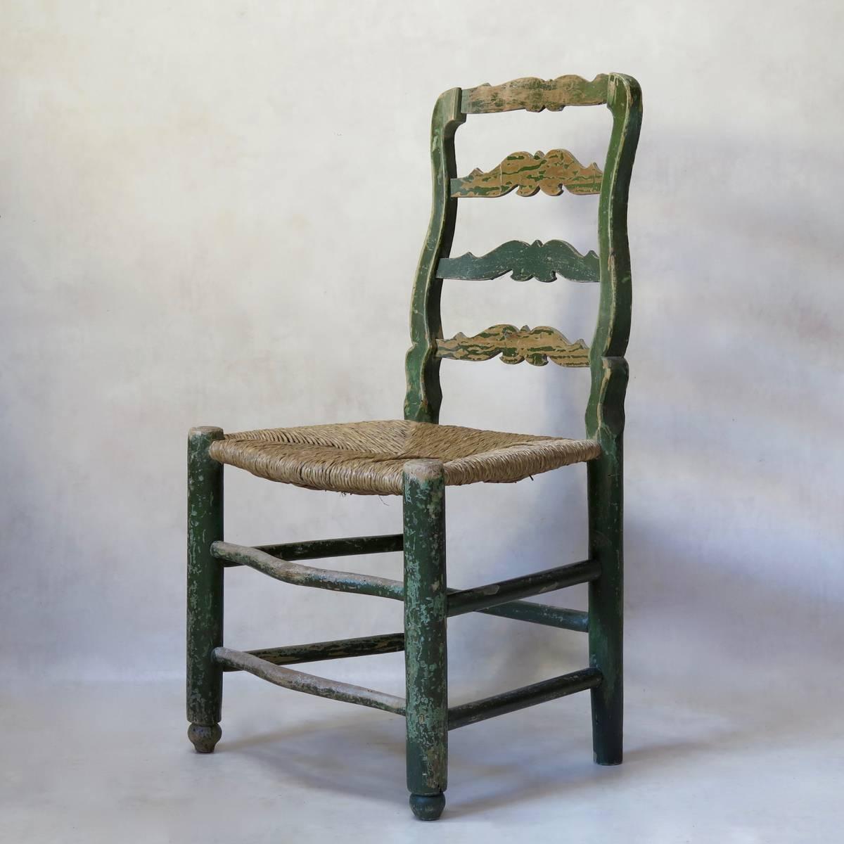 Louis XV French 18th Century Country Style Chairs For Sale