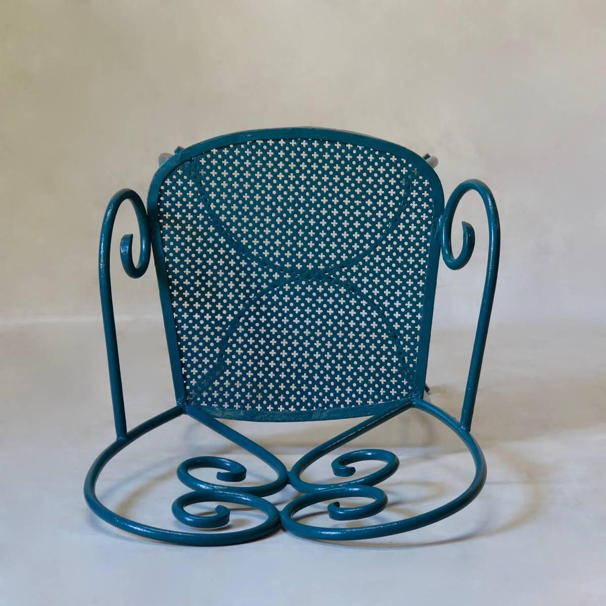 Garden Table and Eight Chairs, France, circa 1950s 3