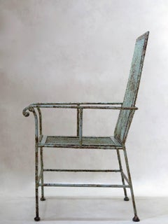 Unusual Iron Armchair, France, circa 1900