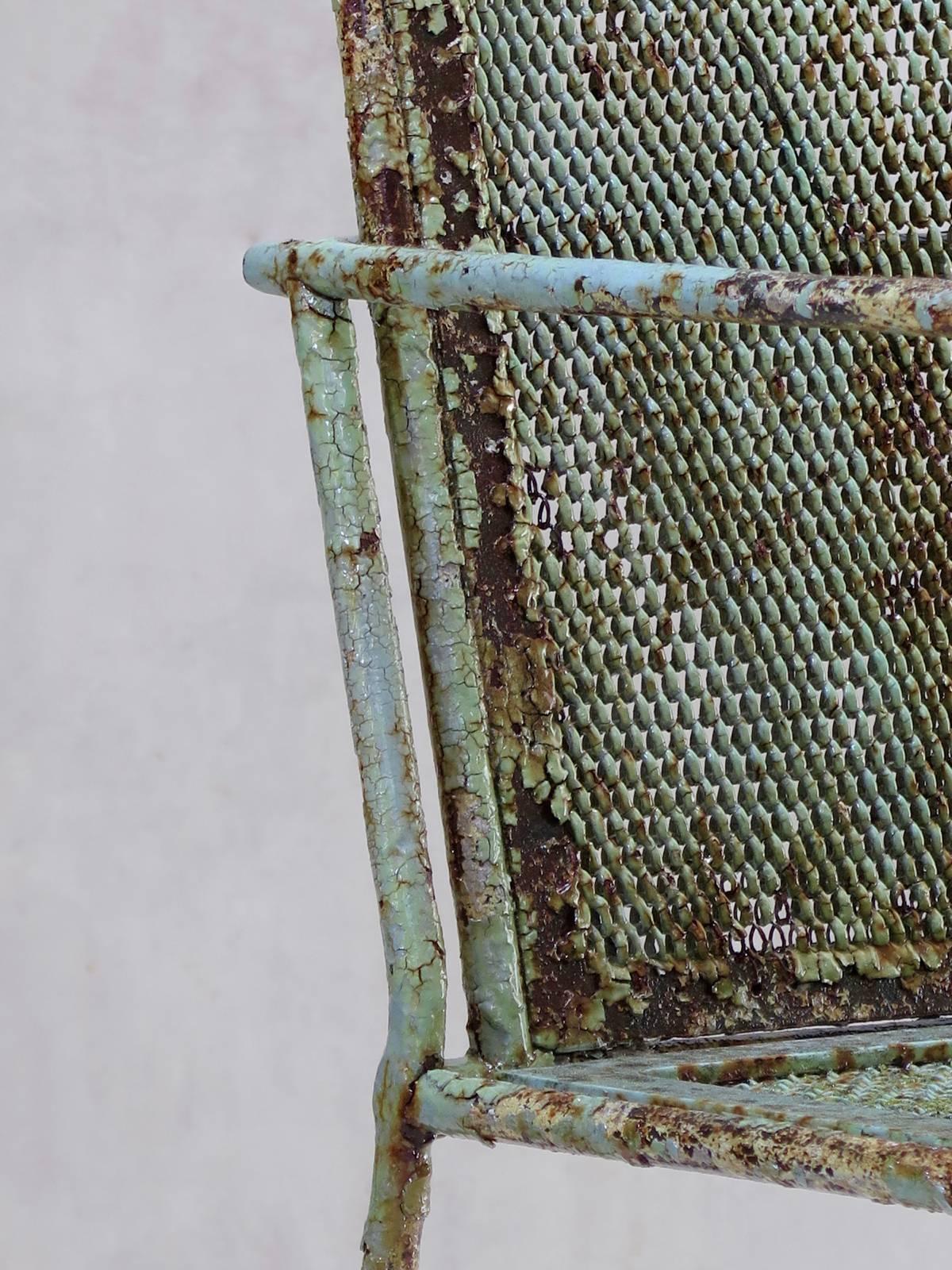 20th Century Unusual Iron Armchair, France, circa 1900 For Sale