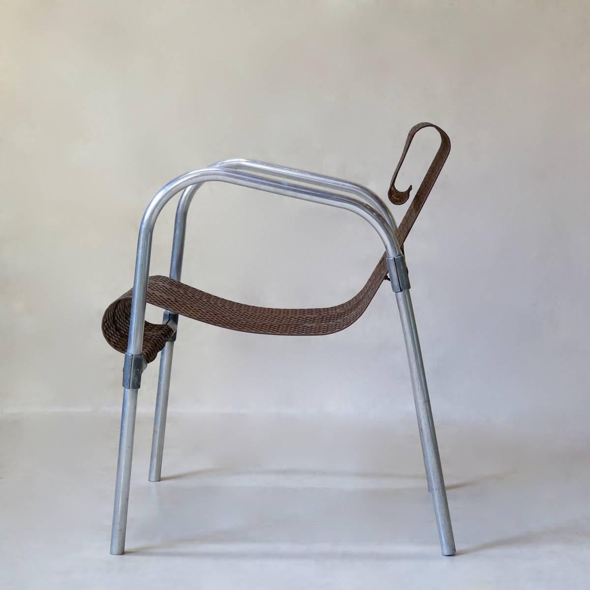 20th Century Two Chairs by Claude Adrien for M.A.M., France, 1950s For Sale