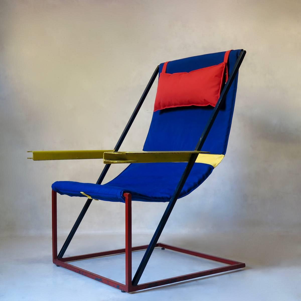 French Jumbo Modernist Chairs, France, circa 1950s For Sale