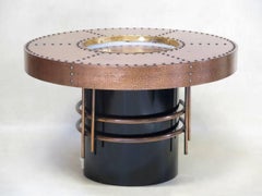 Pair of Copper Coffee Tables, France, circa 1970s
