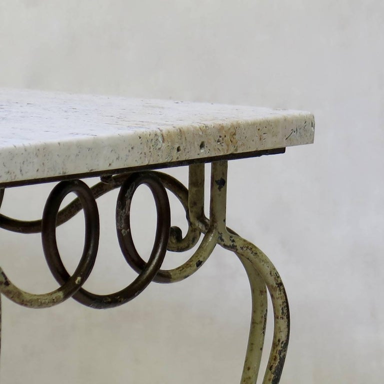 French, 1940s Coffee Table In Distressed Condition For Sale In Isle Sur La Sorgue, Vaucluse