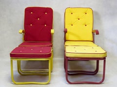 Chaises longues françaises des années 1950