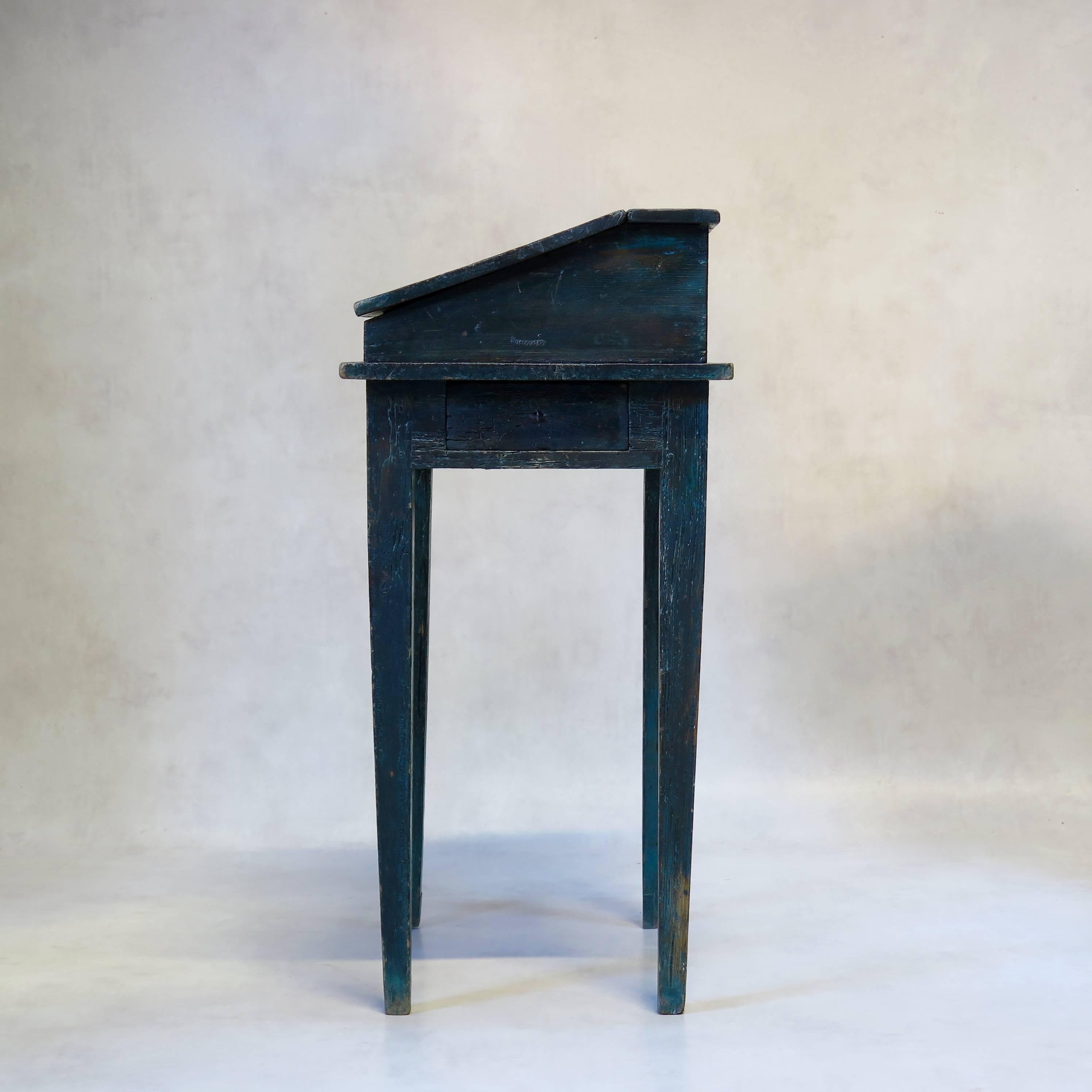 Painted Writing Desk, France, circa 1850s 2