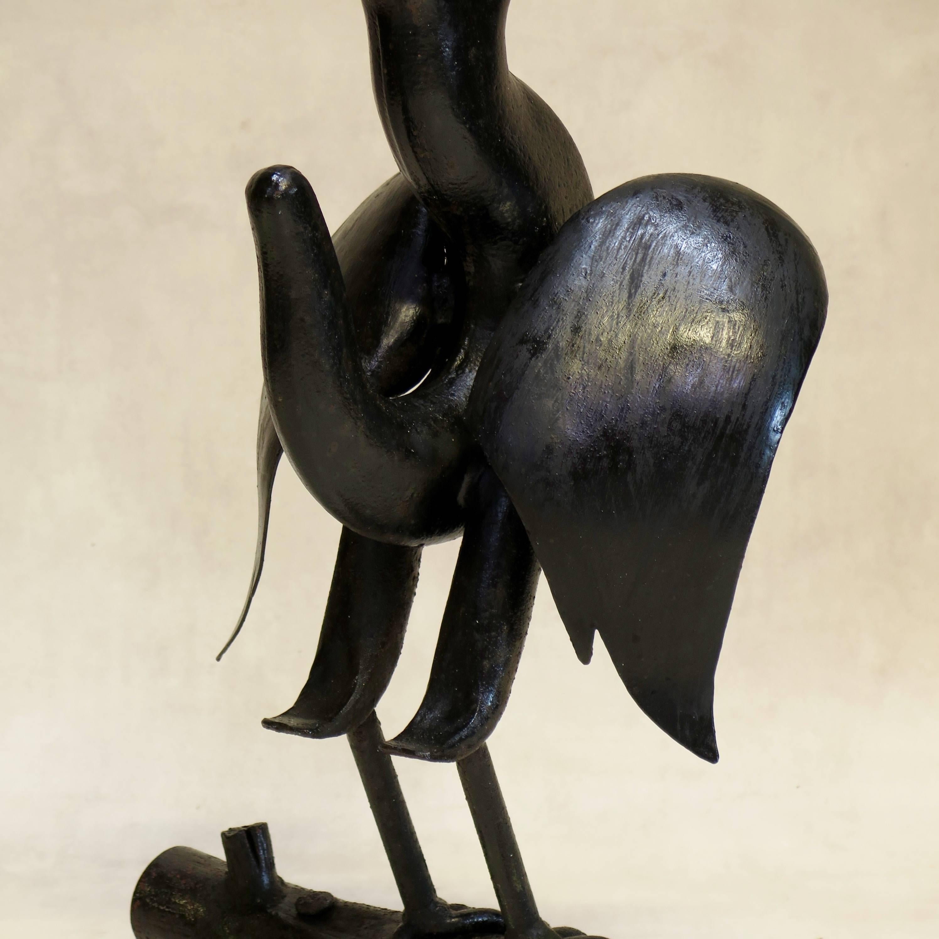 Rooster-Skulptur, Unikat, Frankreich, ca. 1960er Jahre im Angebot 1