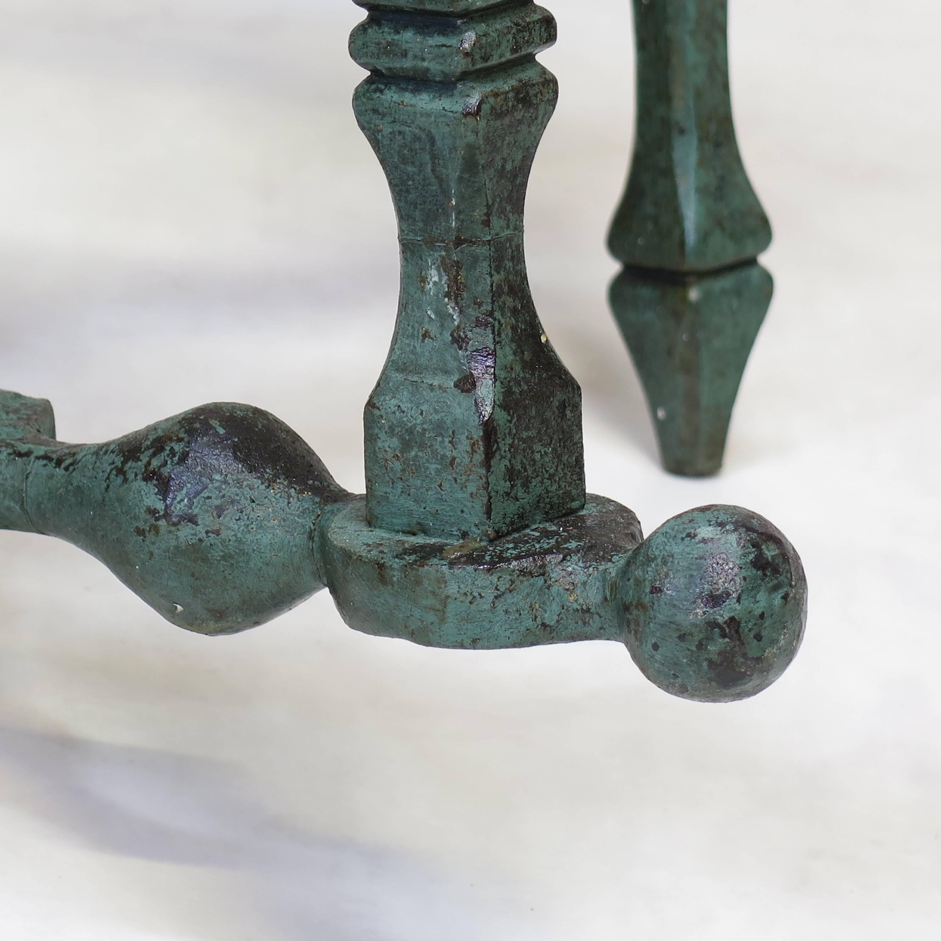 Fabulous Pair of Large Wrought-Iron Sconces, France, Late 1800s For Sale 3