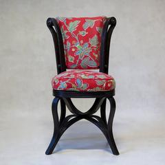 Rare Pair of 19th Century Ebonized Bentwood Chairs