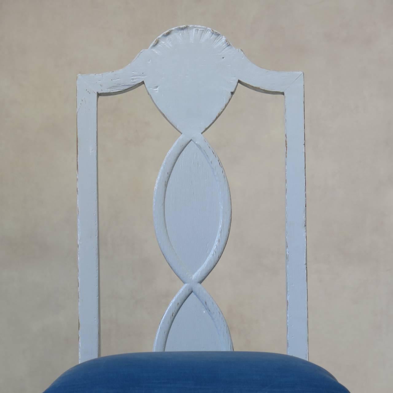 Esstisch und Stühle mit geschnitztem Palmenmotiv, Frankreich, ca. 1940er Jahre im Angebot 3