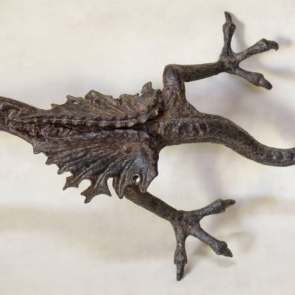Large and Unusual Wrought Iron Chimera, France, circa 1850s 2