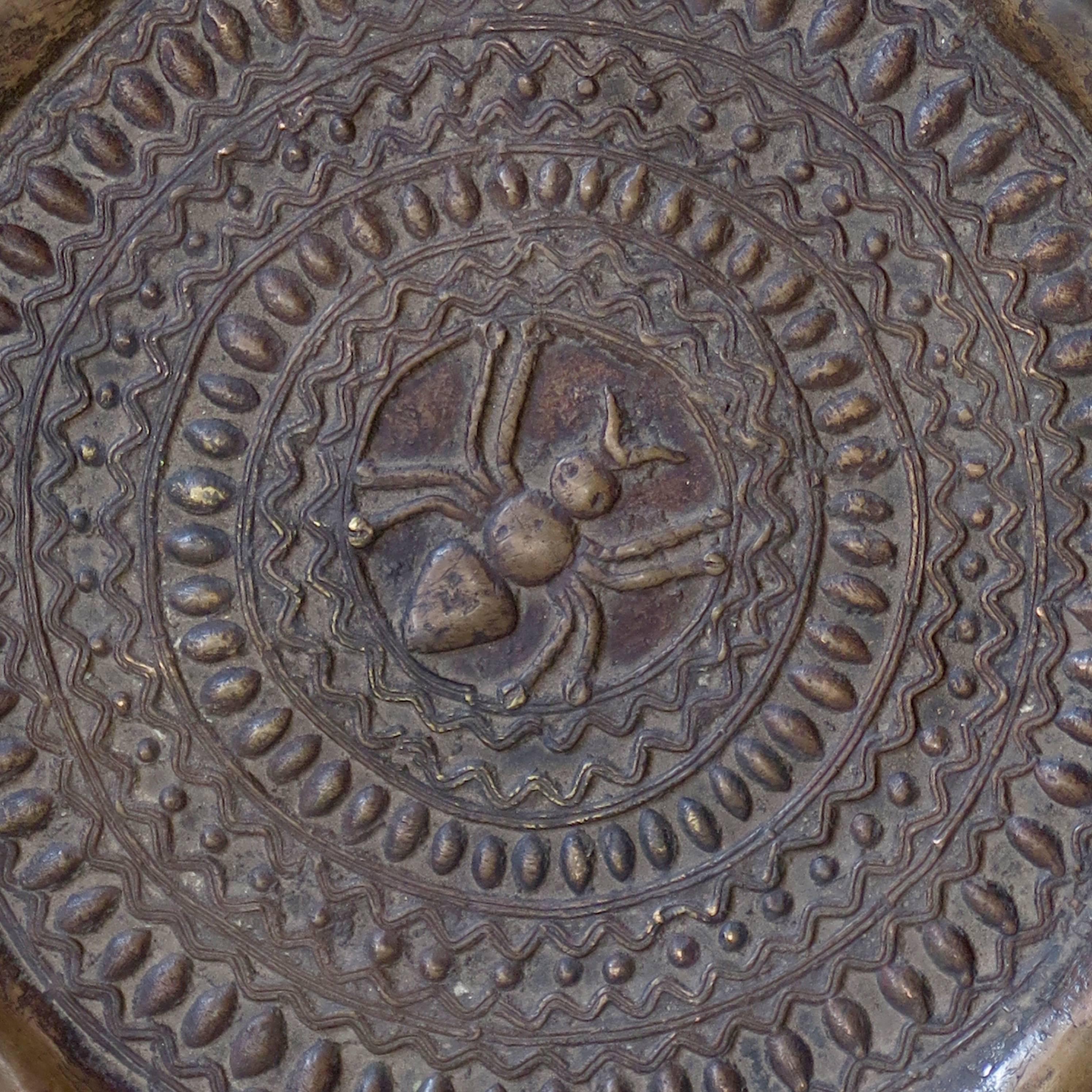 20th Century Bronze Tikar Lost Wax Stool from Cameroon