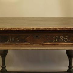Baroque Painted Table, Italy, 1785
