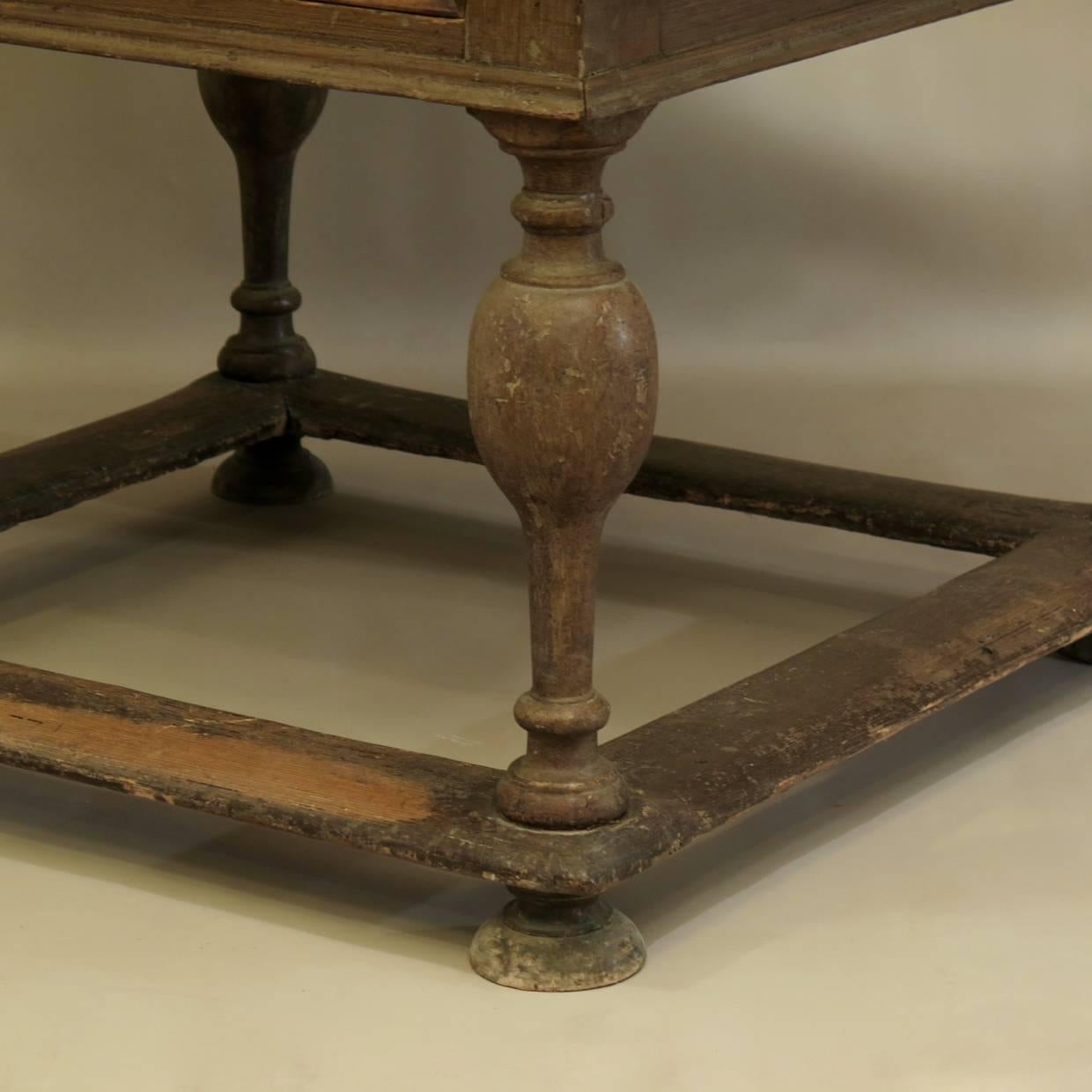 18th Century Baroque Painted Table, Italy, 1785 For Sale