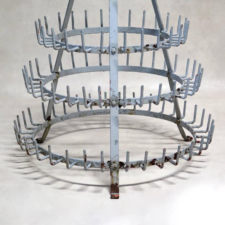 Large Painted Iron Bottle Tree, France, 1800s at 1stDibs