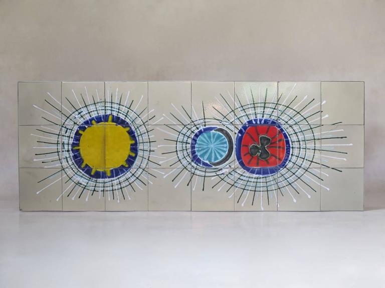 Plateau De Table Basse BELARTI Juliette En Céramique, 123x46 Cm, Occasion