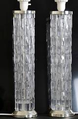 Pair of Bohemian Crystal Table Lamps