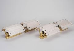 Paire d'appliques murales suédoises