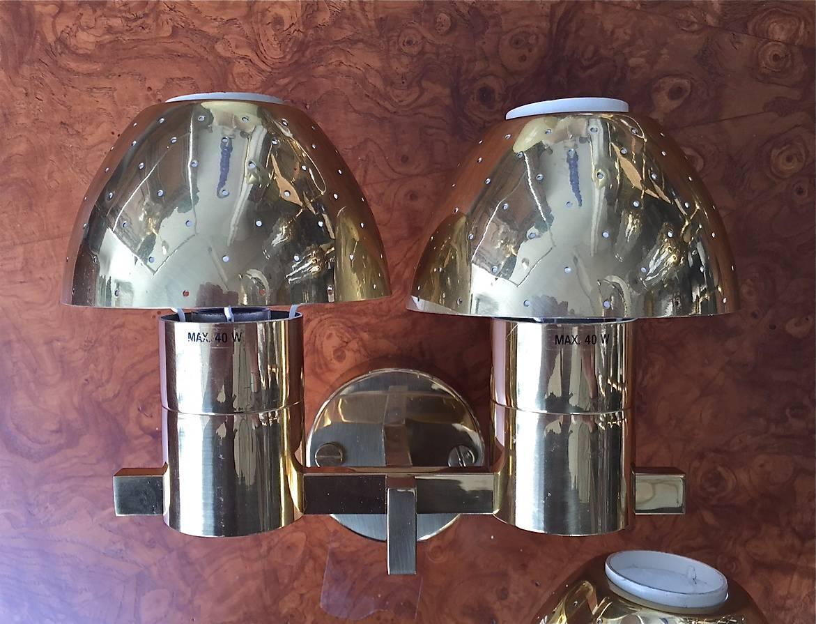 Scandinavo moderno Coppia di lampade da parete di Hans-Agne Jakobsson in vendita