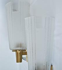 Pair of Large Swedish Art Deco Wall Lights, circa 1940