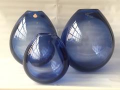 Set of Three Vases by Per Lutken for Holmegaard
