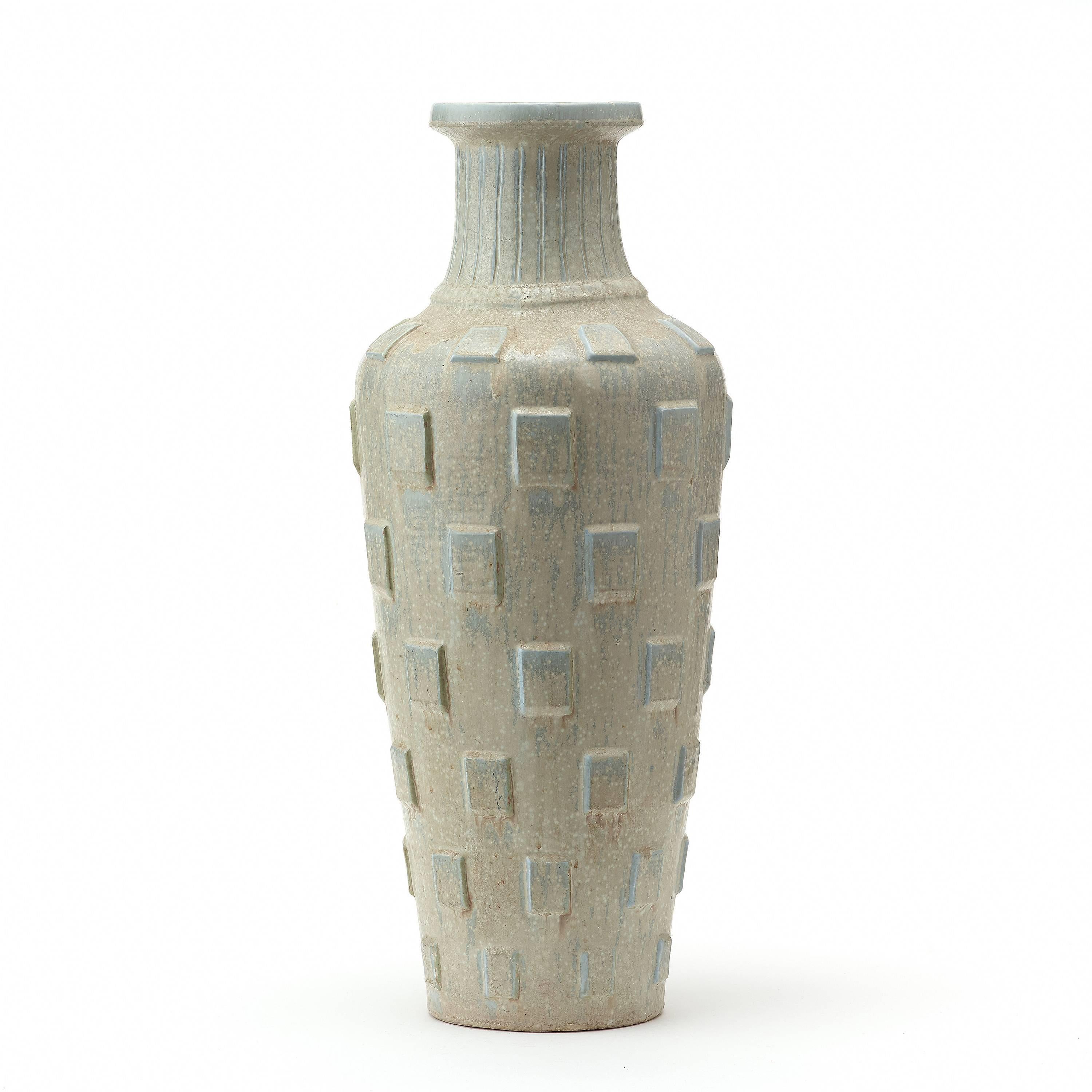Floor vase by Gunnar Nylund for Rörstrand, Sweden.
Glazed stone ware.