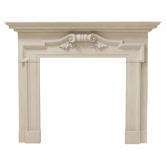 Reclaimed Carved Stone Baroque Chimneypiece