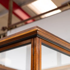 Antique Victorian Mahogany Museum Display Case