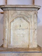 18th Century Antique Limestone Mantel