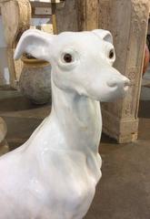 Pair of Porcelain Whippets