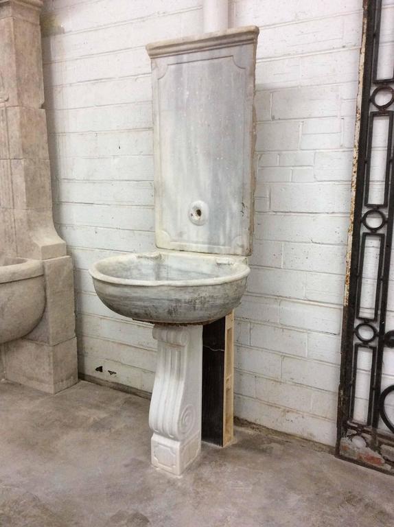 Antique Marble Sink with Stand at 1stDibs