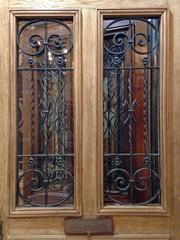 Antique Oak Entry Door