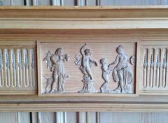 Louis XIV Hand-Carved Mantel