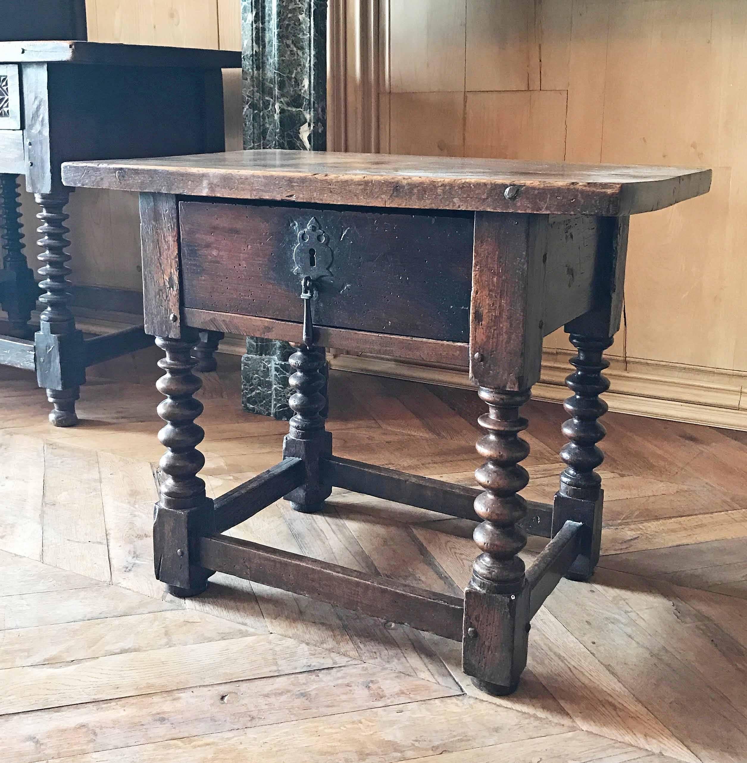 19th Century Antique Spanish Side Table, circa 1820