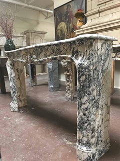 Louis XIV Marble Mantle, circa 1800s